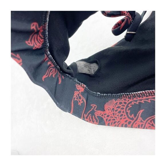 BUY 1 GET 1 FREE black and red dragon bra medium - Picture 6 of 10